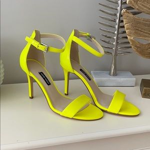 Neon Yellow Sandals